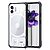 Θήκη Nothing Phone (2) XUNDD Hybrid Sockproof Transparent πλάτη από αντικραδασμικό TPU μαύρο