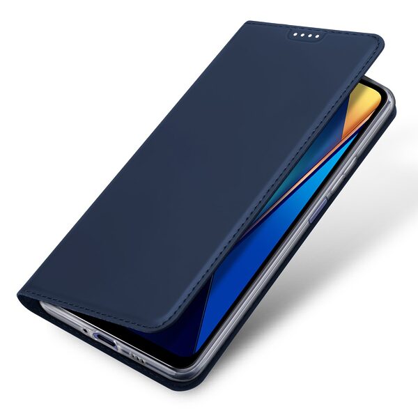 Θήκη Xiaomi Redmi 13C / Poco C65 DUX DUCIS Skin Pro Series με βάση στήριξης, υποδοχή καρτών και μαγνητικό κούμπωμα Flip Wallet από συνθετικό δέρμα και TPU μπλε - Image 5