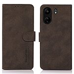 Θήκη Xiaomi Redmi 13C / Poco C65 KHAZNEH Litchi Skin Texture Leather με βάση στήριξης