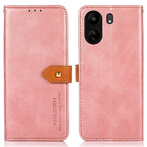 Θήκη Xiaomi Redmi 13C / Poco C65 KHAZNEH Leather Wallet Golden Clasp με βάση στήριξης