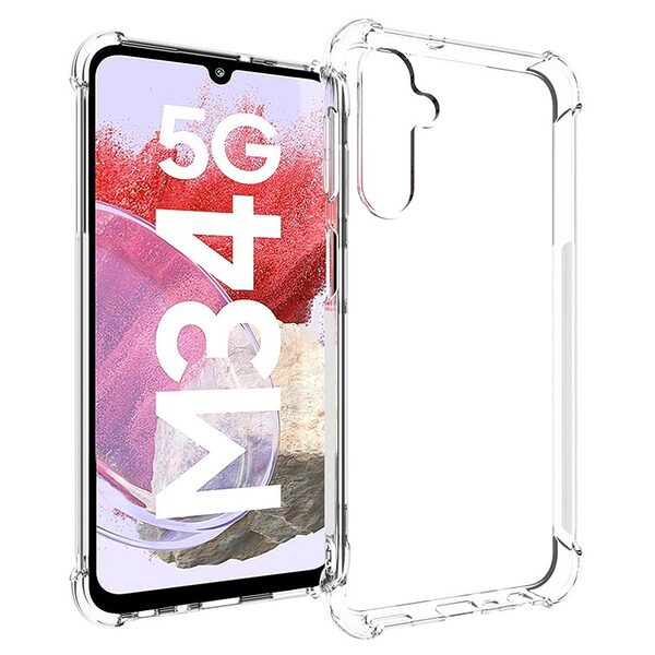 Θήκη Samsung Galaxy M34 5G Mad Mask Silicone Sockproof V9 Anti-Slip Transparent Πλάτη TPU