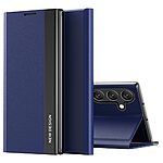 Θήκη Samsung Galaxy M34 5G New Design Leather Stand Cover από συνθετικό δέρμα μπλε σκούρο