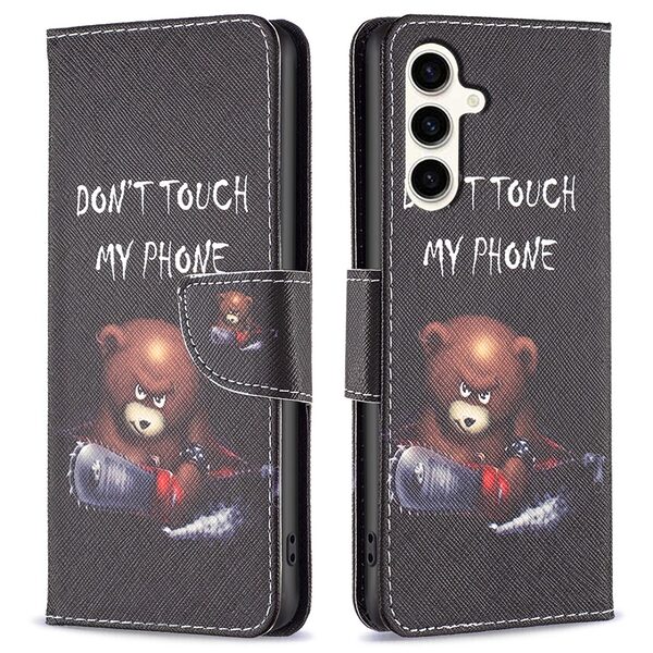 Θήκη Samsung Galaxy S23 FE 5G OEM Angry bear with chainsaw με βάση στήριξης