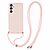 Θήκη Samsung Galaxy S23 FE 5G OEM Soft Silicone Sockproof v3 πλάτη με κορδόνι από αντικραδασμικό TPU ροζ