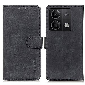 Θήκη Xiaomi Redmi Note 13 5G KHAZNEH Litchi Retro Texture Leather με βάση στήριξης