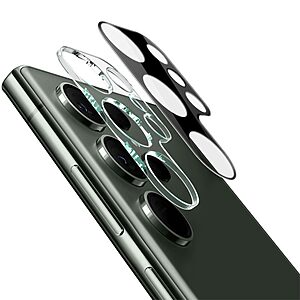 Αντιχαρακτικό γυαλί κάμερας IMAK για Samsung Galaxy S24 Ultra 5G Camera lens Tempered Glass 9H – 0.15mm Black Version