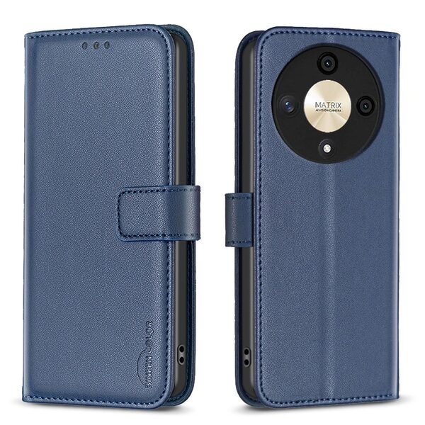 Θήκη Honor Magic6 Lite 5G BINFEN COLOR Leather Wallet series 12 με βάση στήριξης