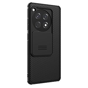 Θήκη OnePlus 12R NiLLkin Camshield Pro Series Πλάτη με προστασία για την κάμερα από σκλήρό Premium TPU μαύρο
