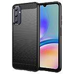 Θήκη Samsung Galaxy A05s Mad Mask Brushed TPU Carbon Πλάτη μαύρο