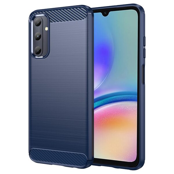 Θήκη Samsung Galaxy A05s Mad Mask Brushed TPU Carbon Πλάτη μπλε