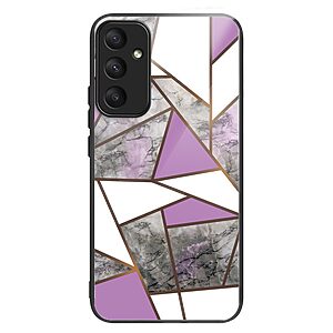 Θήκη Samsung Galaxy A05s OEM Geometric Elegance: Rose Gold & Marble Edition