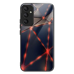 Θήκη Samsung Galaxy A05s OEM σχέδιο Iron Man Veins με πλάτη από Tempered Glass και εσωτερικό TPU