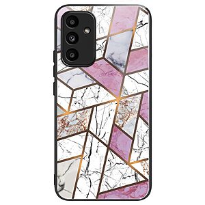 Θήκη Samsung Galaxy A15 4G / A15 5G OEM Geometric Elegance: Pink & Marble Edition