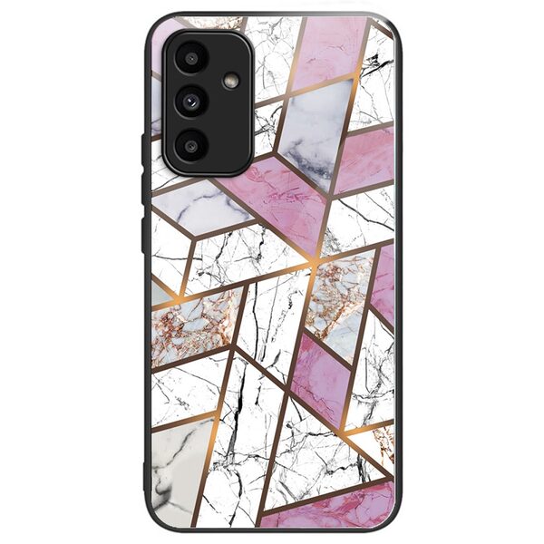 Θήκη Samsung Galaxy A15 4G / A15 5G OEM Geometric Elegance: Pink & Marble Edition