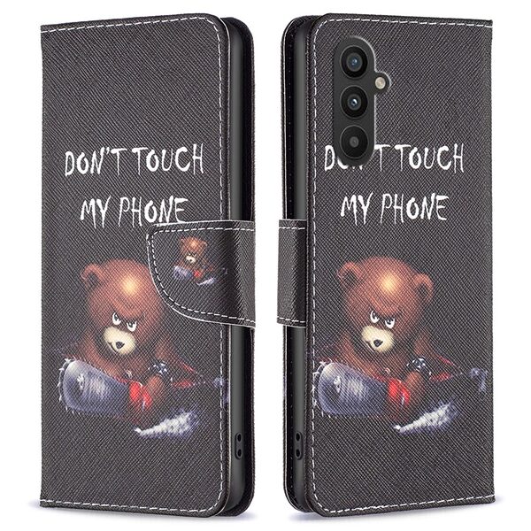 Θήκη Samsung Galaxy A25 5G OEM Angry bear with chainsaw με βάση στήριξης