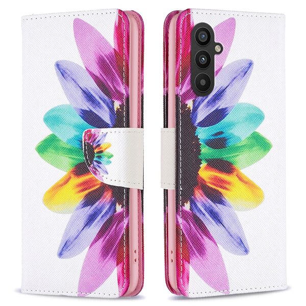 Θήκη Samsung Galaxy A25 5G OEM Colorful Petals με βάση στήριξης