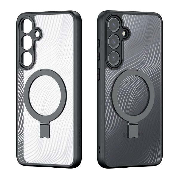 Θήκη Samsung Galaxy S24 5G DUX DUCIS Aimo Kickstand Series συμβατό με MagSafe φορτιστή - Ανθεκτική στις Πτώσεις μαύρο - Image 2