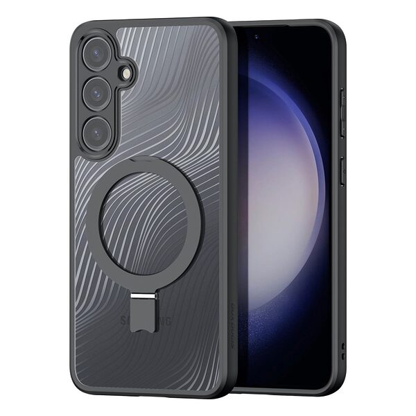Θήκη Samsung Galaxy S24 5G DUX DUCIS Aimo Kickstand Series συμβατό με MagSafe φορτιστή - Ανθεκτική στις Πτώσεις μαύρο