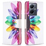 Θήκη Vivo Y36 OEM Colorful Petals με βάση στήριξης