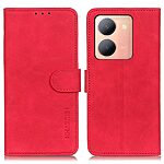 Θήκη Vivo Y36 KHAZNEH Litchi Retro Texture Leather με βάση στήριξης