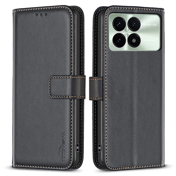 Θήκη Xiaomi Poco X6 Pro 5G BINFEN COLOR Leather Wallet series 12 με βάση στήριξης