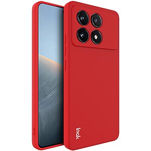 Θήκη Xiaomi Poco X6 Pro 5G IMAK UC-4 Series Soft Ultra Slim TPU πλάτη κόκκινο