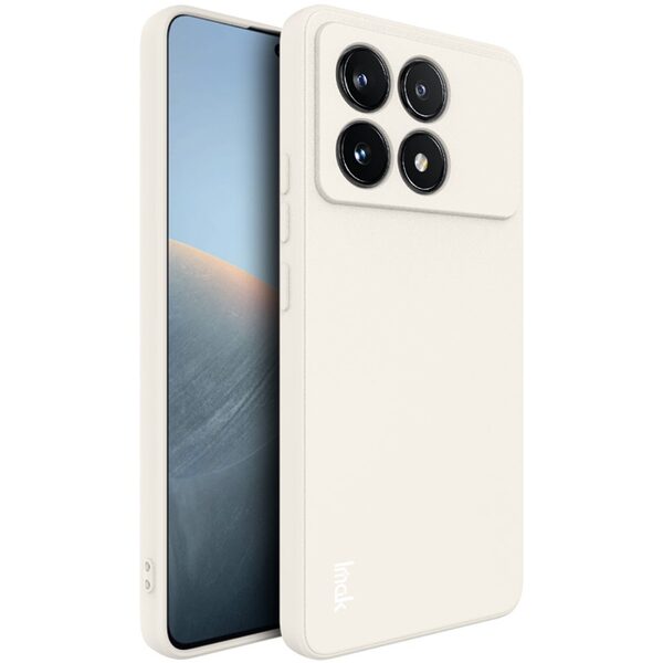 Θήκη Xiaomi Poco X6 Pro 5G IMAK UC-4 Series Soft Ultra Slim TPU πλάτη λευκό