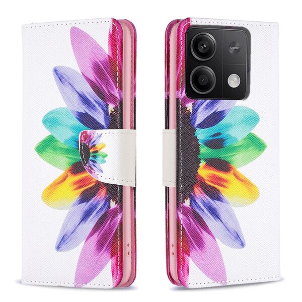 Θήκη Xiaomi Redmi Note 13 4G OEM Colorful Petals με βάση στήριξης