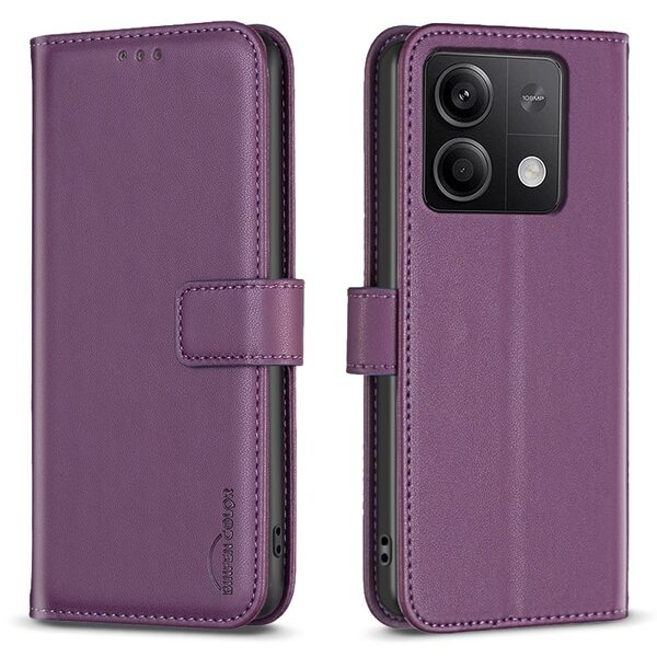 Θήκη Xiaomi Redmi Note 13 5G BINFEN COLOR Leather Wallet series 12 με βάση στήριξης