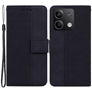 Θήκη Xiaomi Redmi Note 13 5G Mad Mask Leather Wallet Case Geometry Style με βάση στήριξης