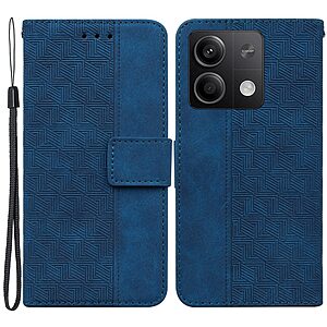 Θήκη Xiaomi Redmi Note 13 5G Mad Mask Leather Wallet Case Geometry Style με βάση στήριξης