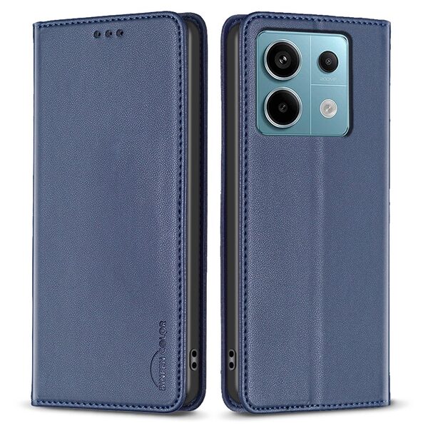 Θήκη Xiaomi Redmi Note 13 Pro 4G / Poco M6 Pro BINFEN COLOR Leather Wallet series 9 με βάση στήριξης