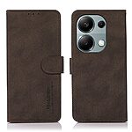 Θήκη Xiaomi Redmi Note 13 Pro 4G / Poco M6 Pro KHAZNEH Litchi Retro Texture Leather με βάση στήριξης