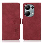 Θήκη Xiaomi Redmi Note 13 Pro 4G / Poco M6 Pro KHAZNEH Litchi Retro Texture Leather με βάση στήριξης