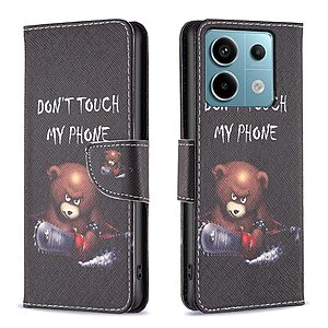 Θήκη Xiaomi Redmi Note 13 Pro 5G / Poco X6 5G OEM Angry bear with chainsaw με βάση στήριξης
