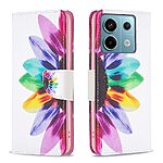 Θήκη Xiaomi Redmi Note 13 Pro 5G / Poco X6 5G OEM Colorful Petals με βάση στήριξης