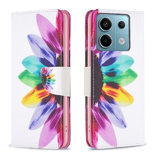 Θήκη Xiaomi Redmi Note 13 Pro 5G / Poco X6 5G OEM Colorful Petals με βάση στήριξης