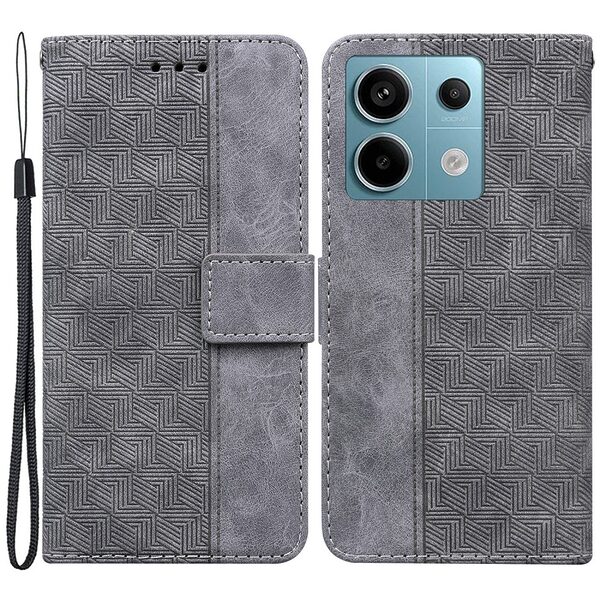 Θήκη Xiaomi Redmi Note 13 Pro 5G / Poco X6 5G Mad Mask Leather Wallet Case Geometry Style με βάση στήριξης