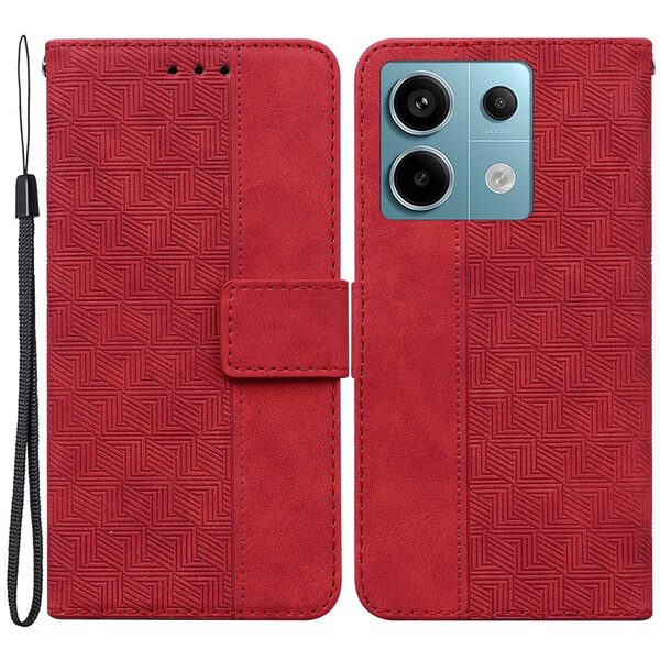 Θήκη Xiaomi Redmi Note 13 Pro 5G / Poco X6 5G Mad Mask Leather Wallet Case Geometry Style με βάση στήριξης