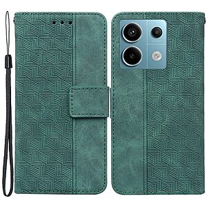 Θήκη Xiaomi Redmi Note 13 Pro 5G / Poco X6 5G Mad Mask Leather Wallet Case Geometry Style με βάση στήριξης