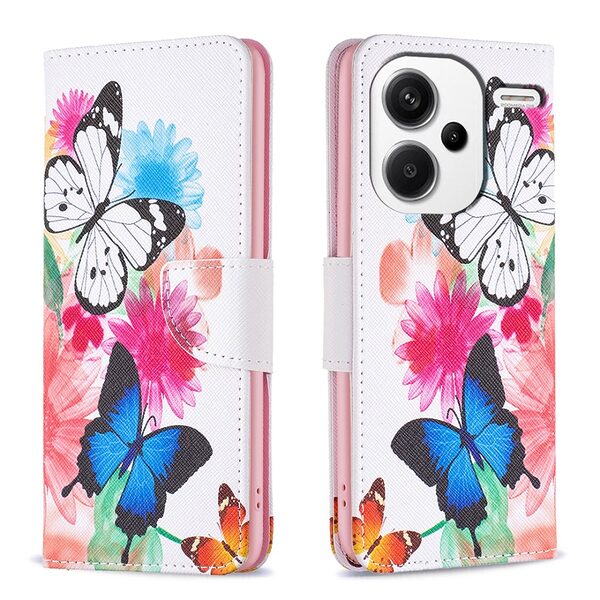 Θήκη Xiaomi Redmi Note 13 Pro+ 5G OEM Vivid Butterflies με βάση στήριξης