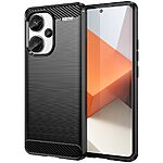 Θήκη Xiaomi Redmi Note 13 Pro+ 5G Mad Mask Brushed TPU Carbon Πλάτη μαύρο