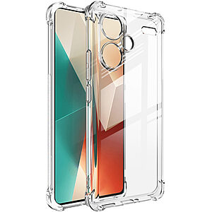 Θήκη Xiaomi Redmi Note 13 Pro+ 5G OEM Silicone Sockproof V10 Anti-Slip Transparent Πλάτη με ενισχυμένες γωνίες TPU