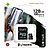 Kingston Micro Secure Digital 128GB microSDXC Canvas Select Plus 80R CL10 UHS-I Card + SD Adapter (SDCS2/128GB)