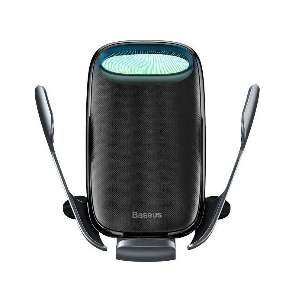 0053344_0 Baseus Car Charger Wireless Rock-solid Electric Holder charger 10W Black (WXHW01-01) (BASWXHW01-01) - Image 1