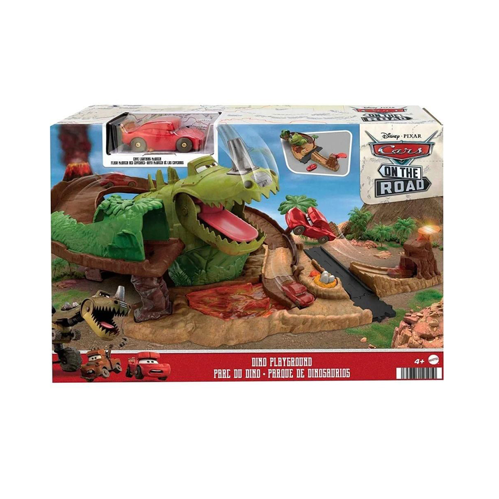 0056216_0 Mattel Πίστα Disney Cars On the Road - Dino Playground για 4+ Ετών (HMD74) (MATHMD74) - Image 1