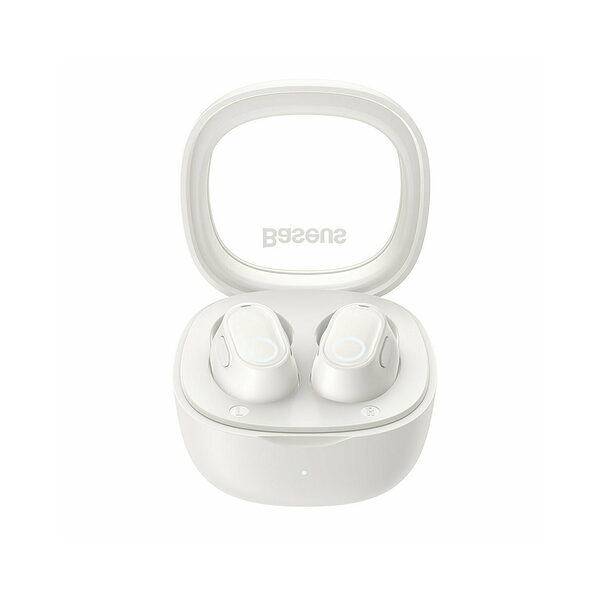 Baseus Bowie WM02 In-ear Bluetooth Handsfree Ακουστικά με Θήκη Φόρτισης Λευκά (NGTW180002) (BASNGTW180002) - Image 1