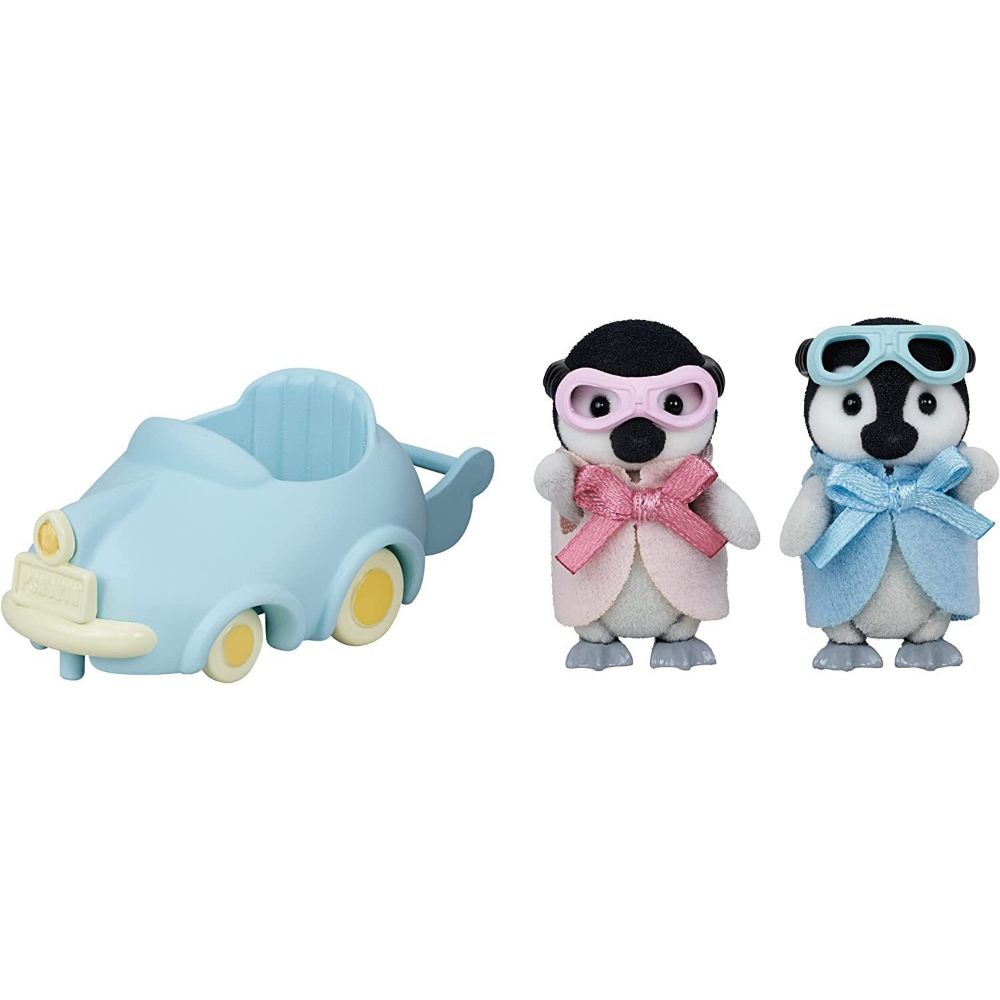 0059644_0 Sylvanian Families Penguins with Car (5695) (SLV5695) - Image 1