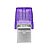 Kingston DataTraveler MicroDuo 3C 64GB USB 3.1 Stick Purple (DTDUO3CG3/64GB) (KINDTDUO3CG3-64GB)
