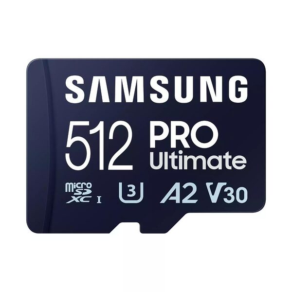 Samsung Pro Ultimate microSDXC 512GB Class 10 U3 V30 A2 UHS-I (MB-MY512SA/WW) (SAMMB-MY512SA-WW) - Image 1
